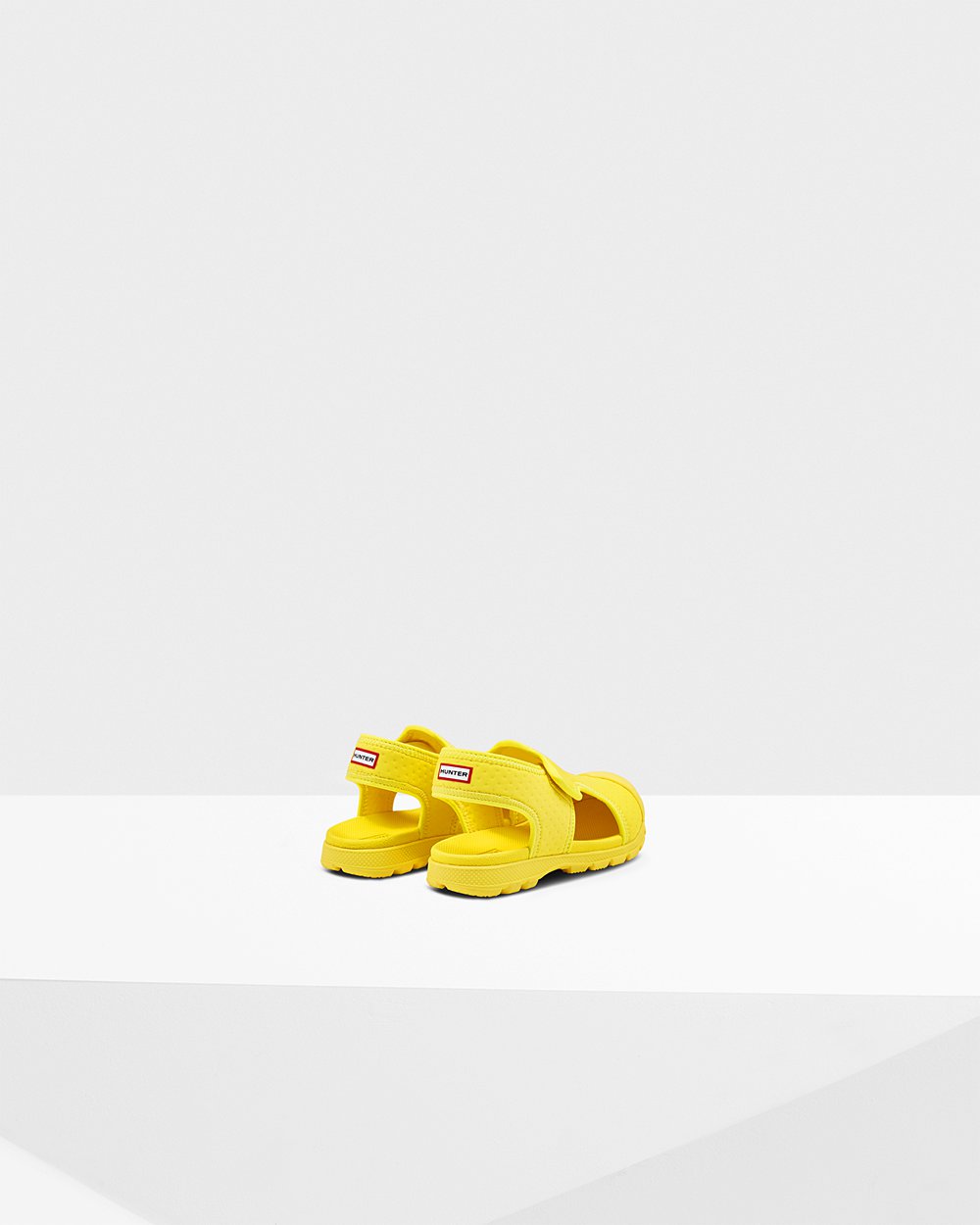 Kids Hunter Original Little Outdoor Walking | Sandals Yellow | NZ-42657-MHSX